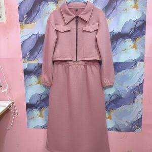 Stylish 2 Piece Set Long Frock Maxi Dress